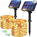 btfarm 2 Pack Solar String Lights Outdoor, 66FT 160LED Solar Fairy Lights by btfarmdecorativelighting