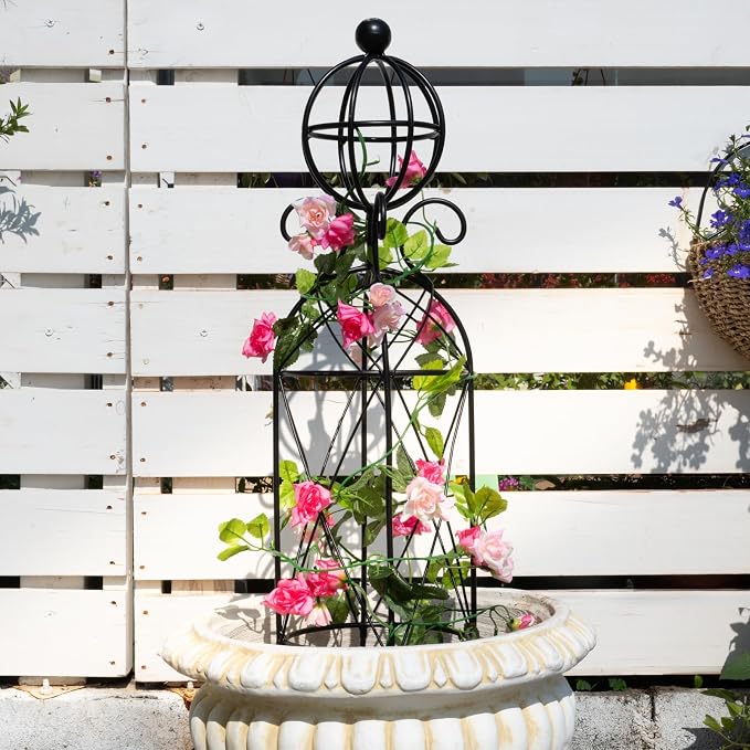 Garden Obelisk Trellis for Climbing Plants by Goooxim