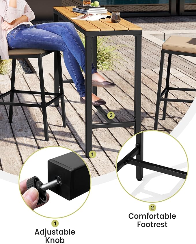 Crestlive Products Outdoor Bar Table - Image 5