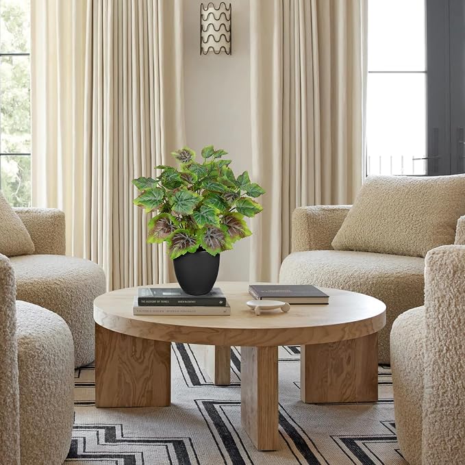 14.5" Artificial Plants Indoor Home Decor, Fake Potted Silk Plants - Image 4