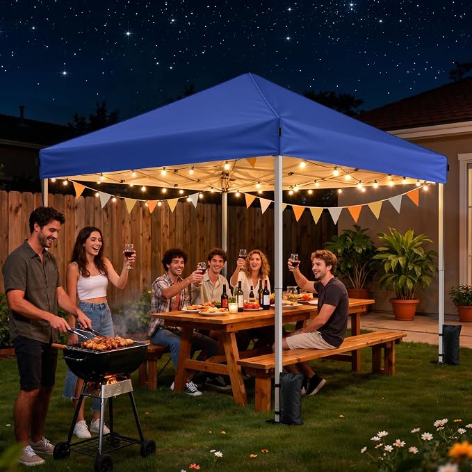 10x10 Pop Up Canopy Tent, Instant Setup Portable Canopy - Image 6
