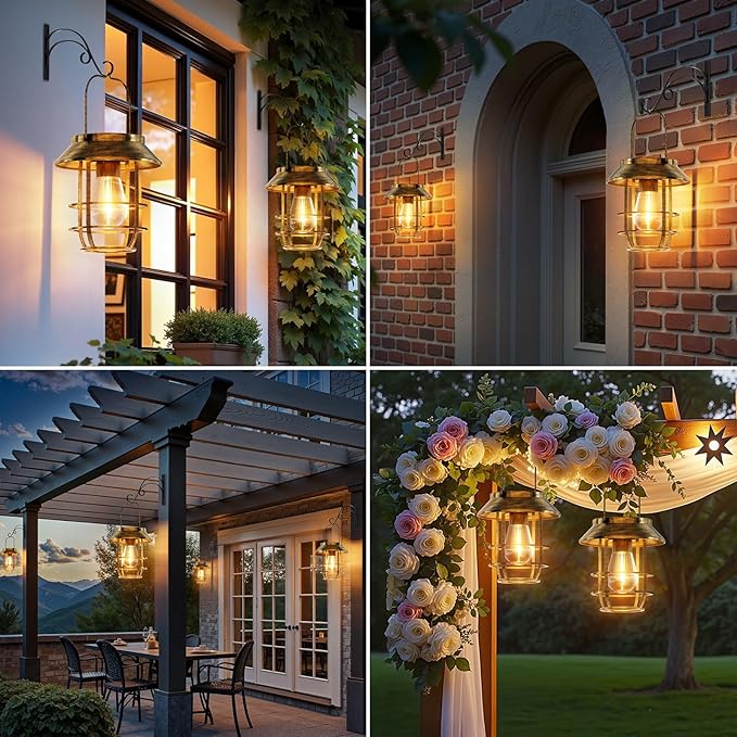 Solar Lanterns Outdoor Waterproof, High Brightness Hanging Solar Lights - Image 5
