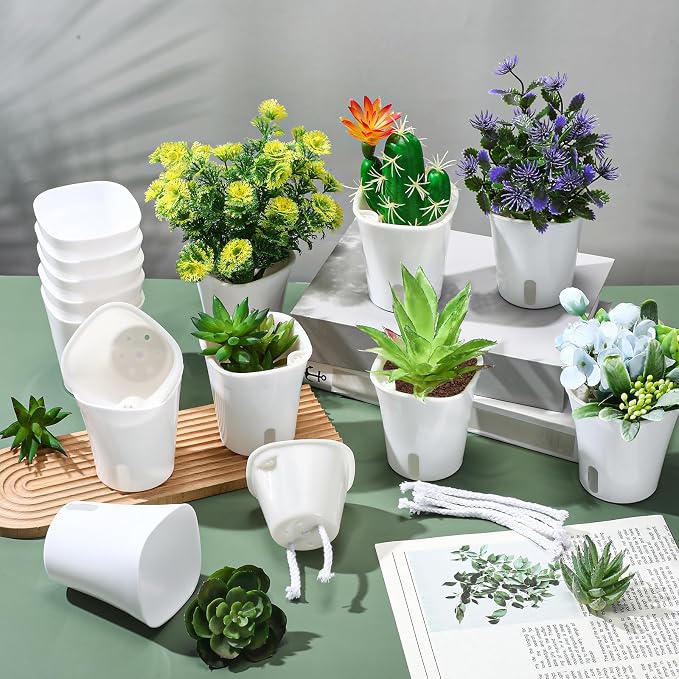 50 Pcs 3 Inch Self Watering Pots Self Watering Planters - Image 5