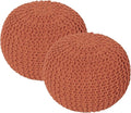 REDEARTH · Round Pouf Ottoman by REDEARTH