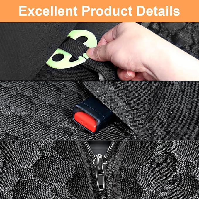 Mancro Dog Hammock for Car, 2025 Upgraded 600D Heavy Duty Waterproof & - Image 4