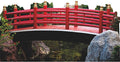 SP13314 Red Japanese Garden Bridge Over Pond Cardboard Cutout Standee Standup by Wet+Paint+Printing