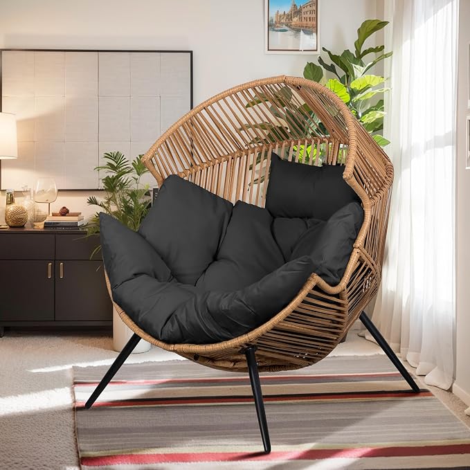 Vongrasig Outdoor Wicker Egg Chair PE Rattan Chair by Vongrasig