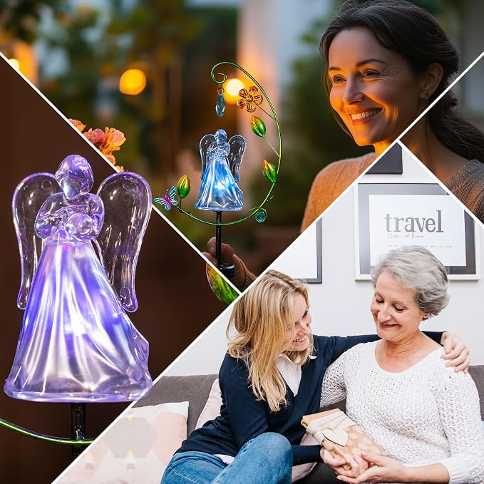 Solar Angel Light for Cemetery Decor - Image 6