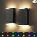 Solar Lights Outdoor, 8 Lighting Modes Dusk to Dawn Lighting Wall Sconce IP67 by UGDLUCK