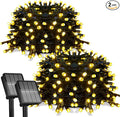 2 Pack-Solar String Lights, 78Ft 200 LED Solar Lights Outdoor by Flechllary