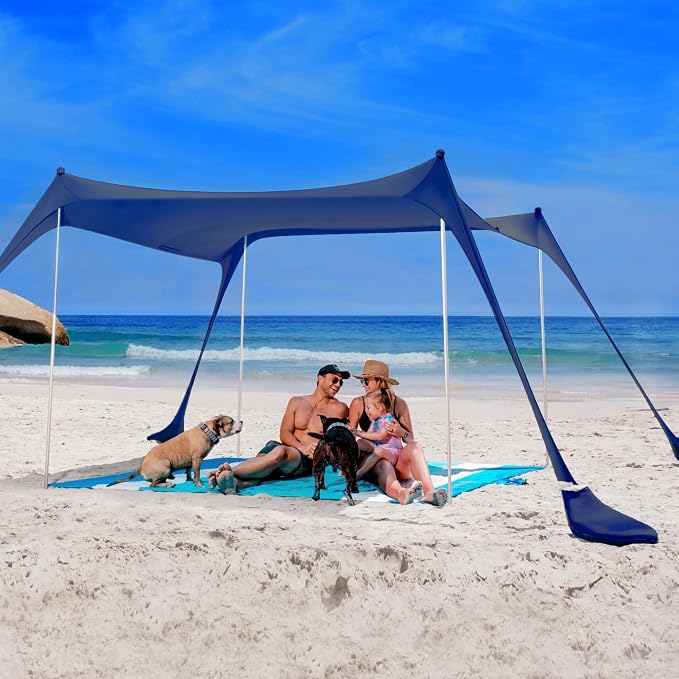 Sun Ninja Beach Tent Sun Shelter UPF50+ - Image 2