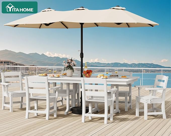 YITAHOME HDPE Patio Dining Table - Image 3