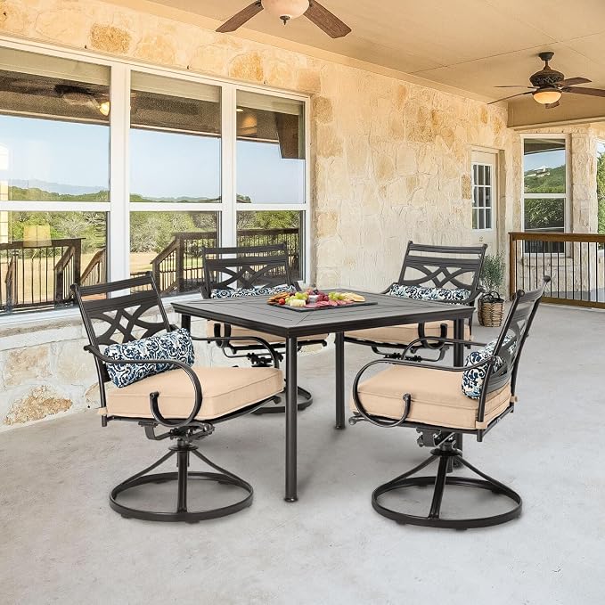 Hanover Montclair 5-Piece Patio Dining Set - Image 2