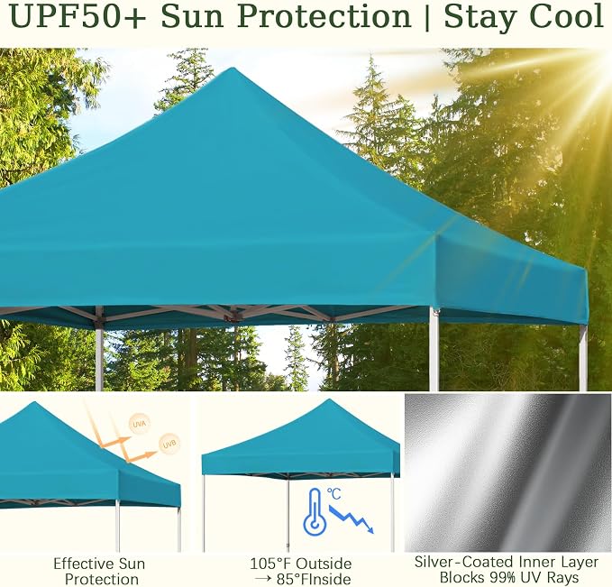 10x10 Canopy Replacement Top Cover - Image 4