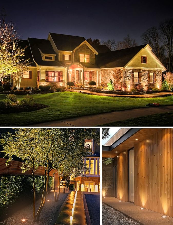 SUNVIE 12W Low Voltage Landscape Lighting Anti-Glare LED Well Lights 12V-24V - Image 6