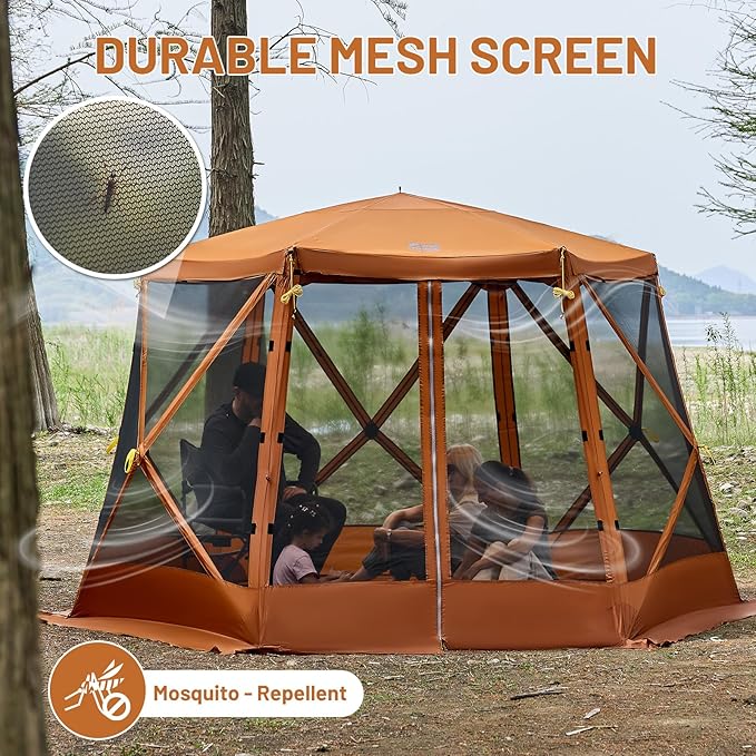 TIMBER RIDGE Easy Pop Up Gazebo Canopy Tent - Image 3