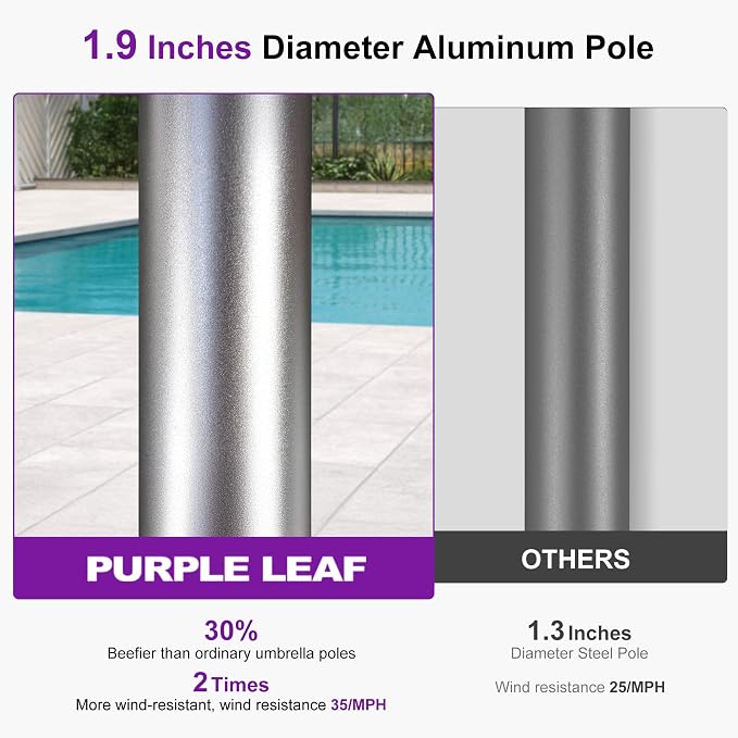 PURPLE LEAF 3-Piece Patio Chaise Lounge Set - Image 7