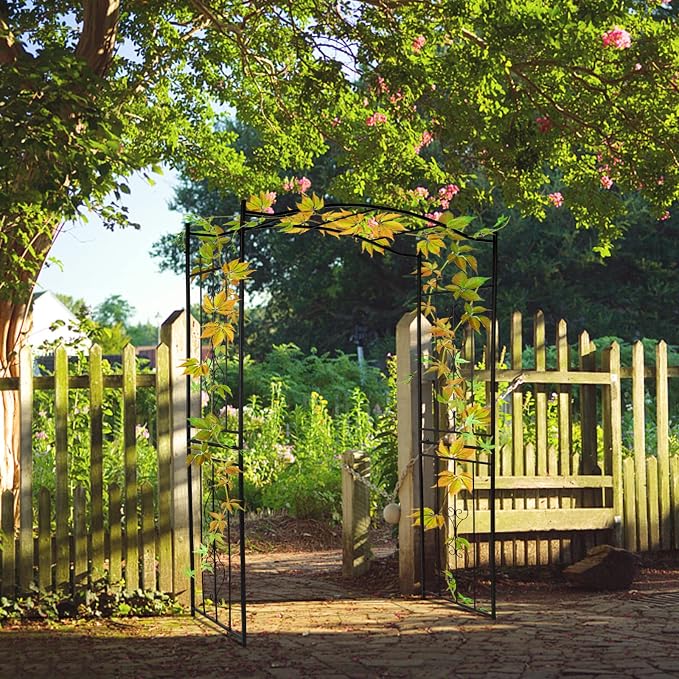 VINGLI Garden Arbor, Arch for Wedding Ceremony Party, Christmas Garden Decor - Image 2