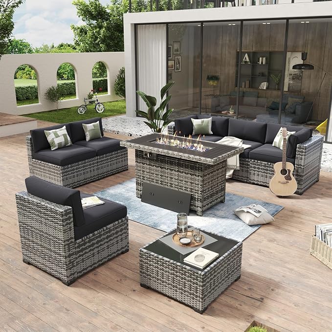 Aoxun 8 Piece Patio Furniture Set by Aoxun
