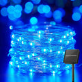 Minetom Solar String Lights for Outside, 33Ft 100 LED Outdoor Solar Fairy Lights by Minetom