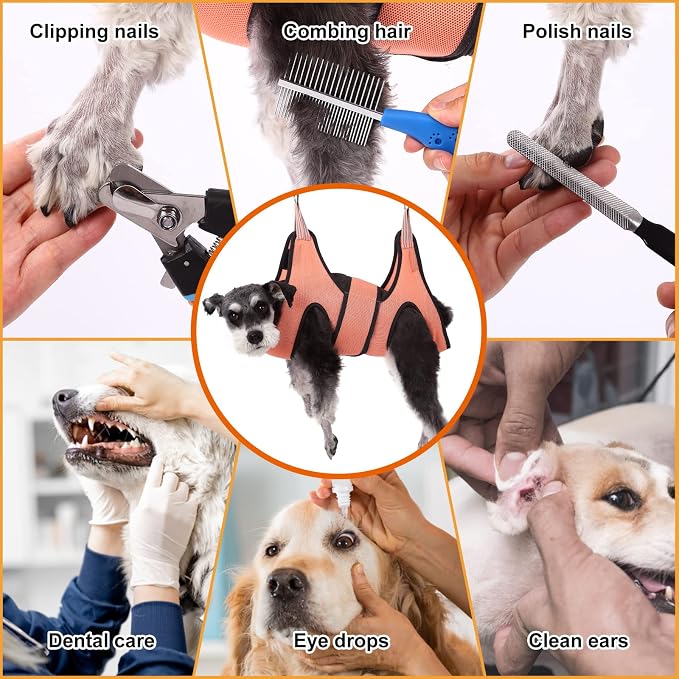 Dog Grooming Hammock, XXS Pet Grooming Harness - Image 3