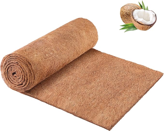 Remiawy Coco Liner Roll, 16 x 120 Inch Coconut Fiber Liners by GARDENANDTOOL