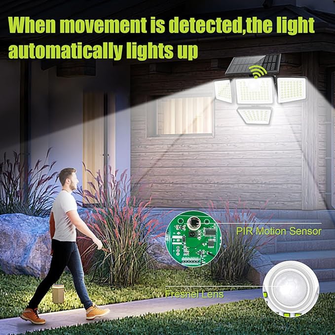 3000LM Solar Lights Outdoor - Image 7