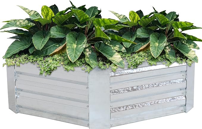 Sunnydaze 11.75" H Raised Metal Garden Bed by SunnydazeDecor