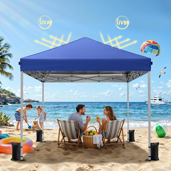 10x10 Pop Up Canopy Tent, Instant Setup Portable Canopy - Image 5