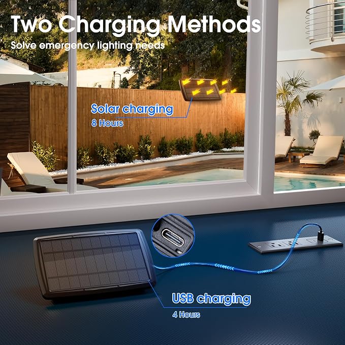 KYY 54 FT Solar String Lights Outdoor - Image 5