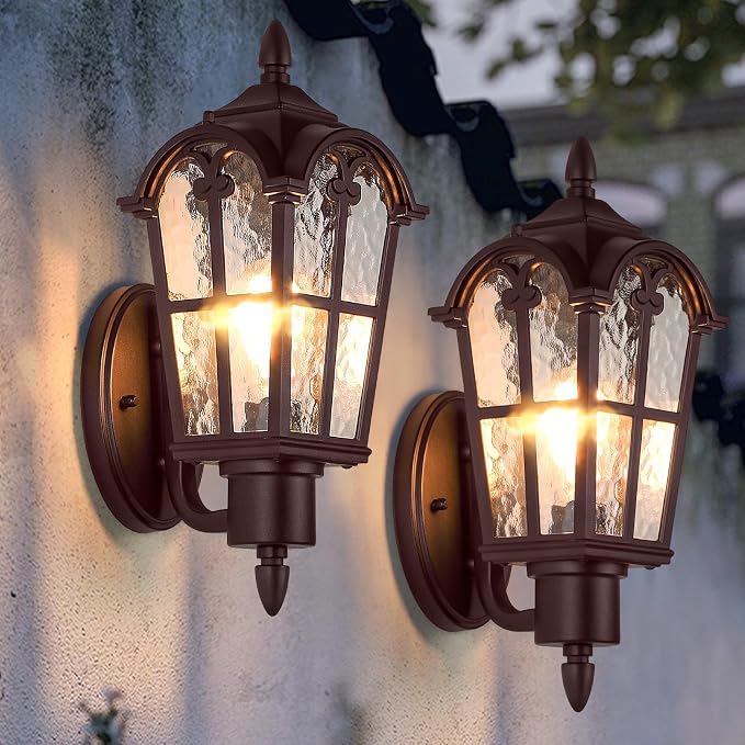 Sucolite Outdoor Wall Light Fixtures, Vintage Outside Wall Sconces - Image 8