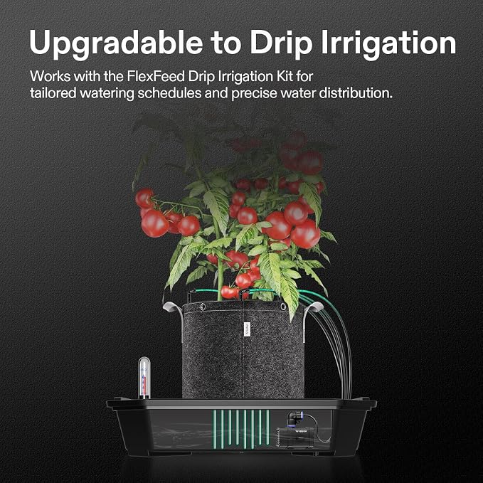 VIVOSUN 4-Pack FlexFeed Self-Watering Pots, Auto Irrigation Fabric Pot Base - Image 8