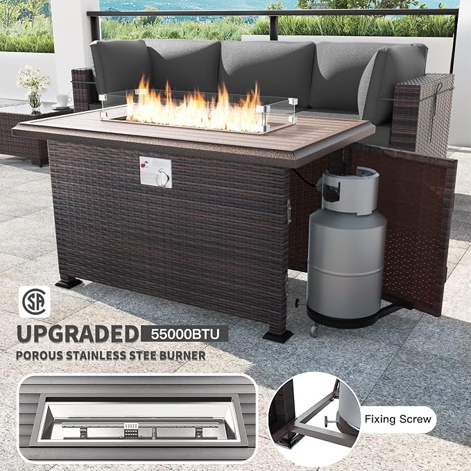 Kullavik 13 Pieces Outdoor Patio Furniture Set - Image 2