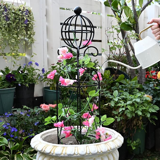 Garden Obelisk Trellis for Climbing Plants - Image 7