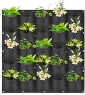 Hanging Planting Grow Bags, 25 Pockets Hanging Vertical Wall Planter Wall by LITLANDSTAR