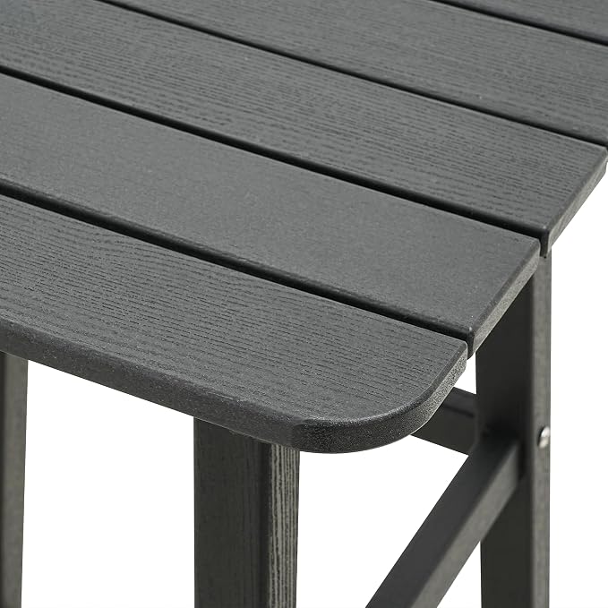 3-Piece Outdoor Counter Height Bar Table Set, HDPE Weather Resistant - Image 7