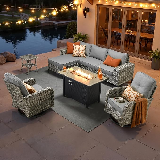 HOOOWOOO Outdoor Sectional Furniture Set by DesignforBetterLife