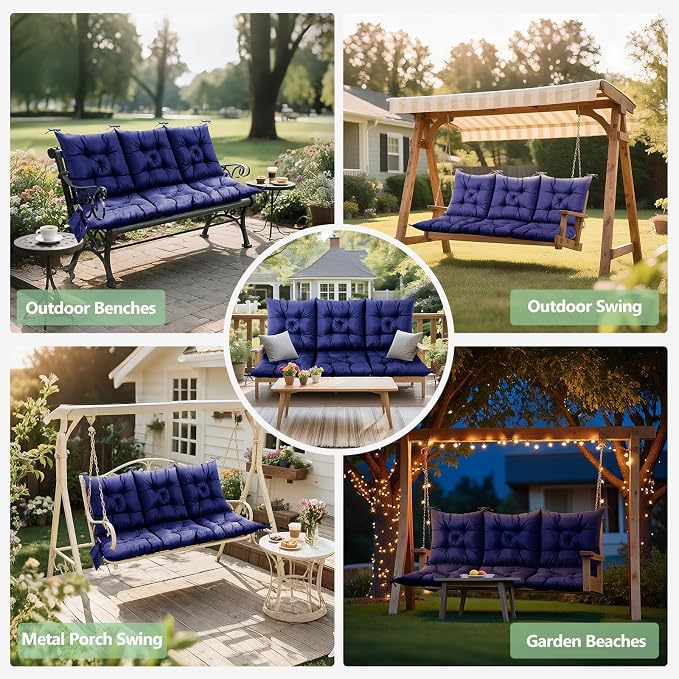 3 Seater Porch Swing Cushion, Thick Cushion - Image 7