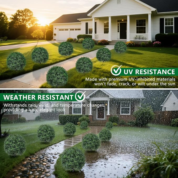 Artificial Boxwood Topiary Trees - Image 8