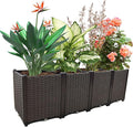 Large Planters for Outdoor Plants pots Elevated Garden Boxes Raised Garden Bed by TDDSS