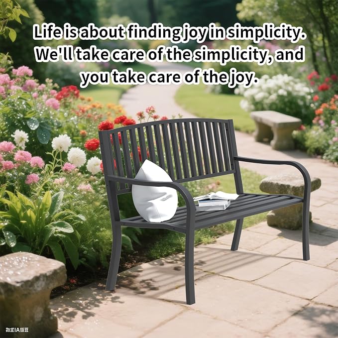 YLGJ&TIDY 50 Inches Garden Benches - Image 7