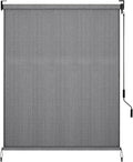 LIFERUN Outdoor Roller Sun Shade 6' W x 6' H– UV Block Patio Shade by PowerYourEveryWorkout