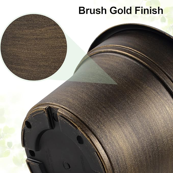 Plant Planters Pots Set of 4 Pack 13 Inch，Large Plastic Flower Pot - Image 5