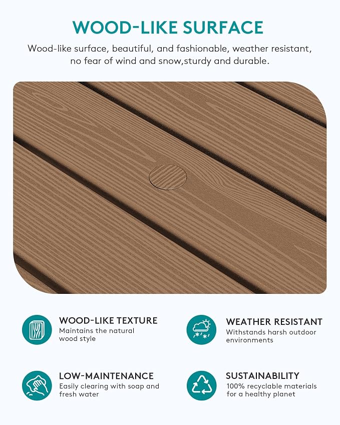 SERWALL Outdoor Coffee Table - Image 4