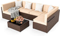 Pamapic Patio Furniture Set, 7 Pieces Modular Outdoor Sectional, Patio by Pamapic