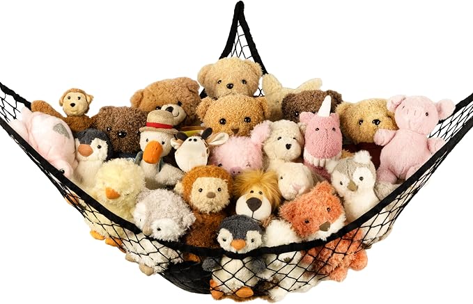 Stuffed Animal Storage Hammock Net Corner by TCGPRO