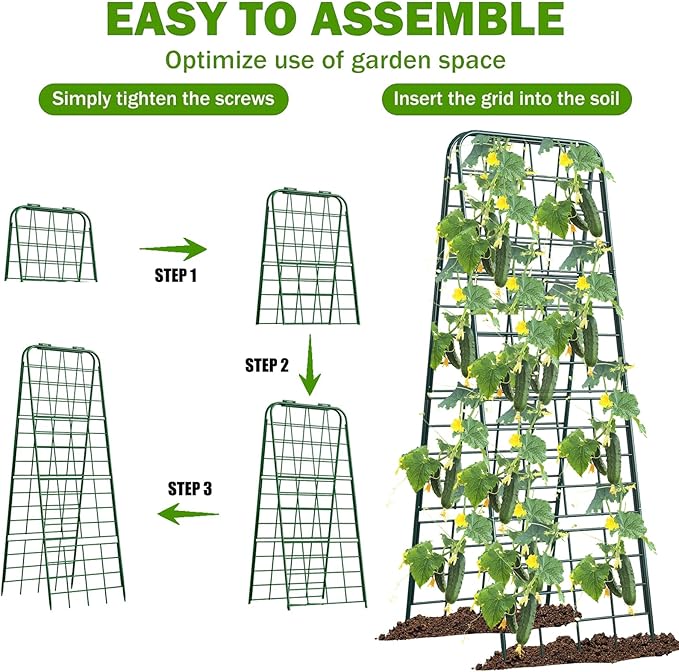 Heavy Duty 50"x17" Adjustable A-Frame Trellis - Image 3
