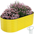 Galvanized Metal Planter Raised Garden Bed Kit by ZFHgarden