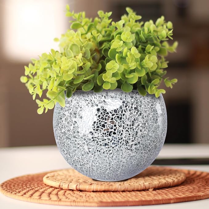 Hanging Planter Mosaic Garden Pot Small Flower Pot - Image 7