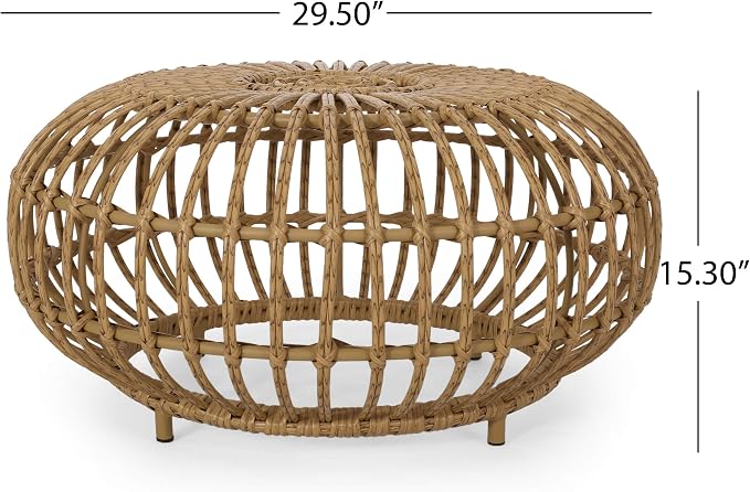 Christopher Knight Home Coffee Table, Light Brown - Image 3